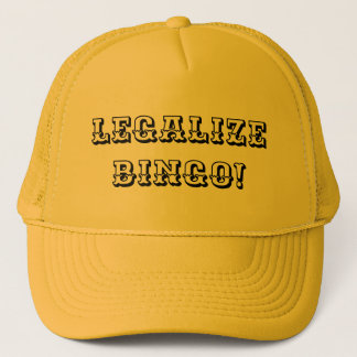 Boné Legalize o Bingo! (Faça de âmbito nacional legal