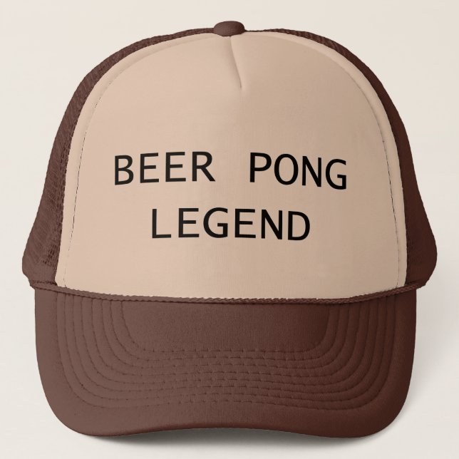 Boné Legenda de Pong da cerveja (Frente)