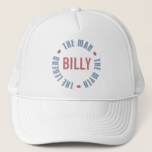 Boné Legenda do mito do homem de Billy customizável (Frente)