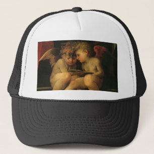 Boné Leitura de Rosso Fiorentino em dois Cherubs, anjos