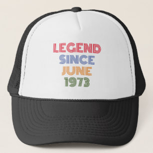 BONÉ LENDÁRIO DESDE JUNHO DE 1973 ANIVERSÁRIO NA MODA