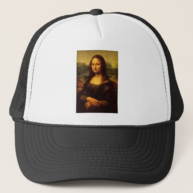 Boné Leonardo Da Vinci Mona Lisa Pintura De Arte Bela (Frente)