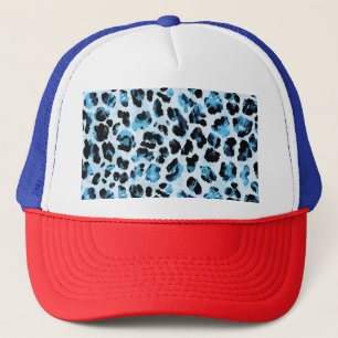 Boné Leopard Cheetah Skin: Watercolor Vintage Tie Dye