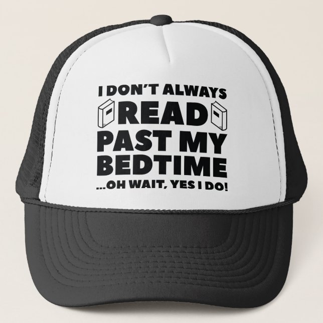 Boné Ler no meu tempo de dormir (Frente)