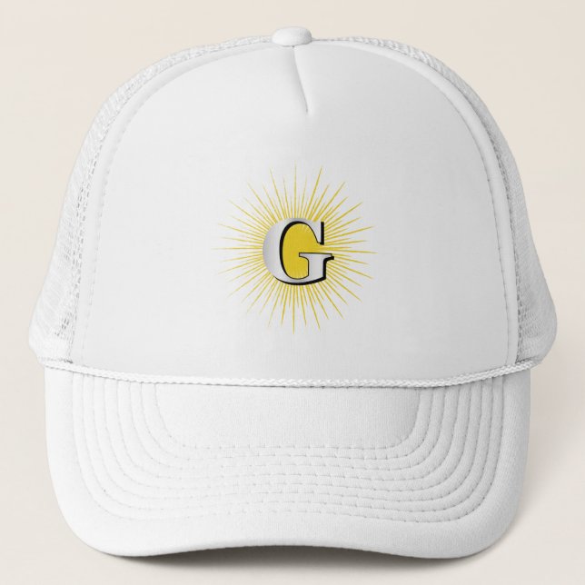 Boné Letra G - símbolo masculino (Frente)