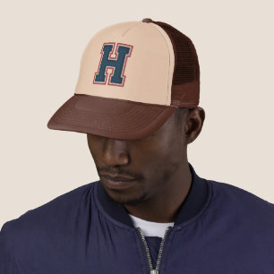 Boné Letra "H" Monogramer Trucker Hat