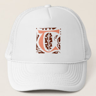 Boné Letra medieval antiga elegante T
