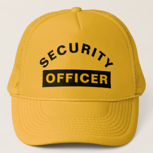 Boné Letreiro de Oficial de Segurança Personalizável Am