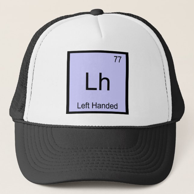 Boné Lh - Camiseta Símbolo de Elemento Químico para Can (Frente)