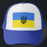 Boné Liberdade de bandeira da Ucrânia<br><div class="desc">Suportem os Chapéus de Caminhoneiros da Ucrânia - Suporte à Liberdade - Bonés de Sinalizador Ucranianos! Vamos faz do mundo um lugar melhor - todos juntos! Um mundo melhor começa - depende - precisa de você também! Você pode transferir para mais de 1000 produtos Zazzle. Redimensionar e mover ou remover...</div>
