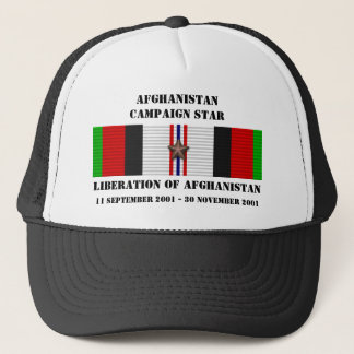 Boné Libertação do Afeganistão/ESTRELA CAMPANHA