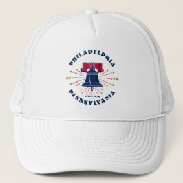 Boné Liberty Bell Philadelphia Pennsylvania Trucker Hat