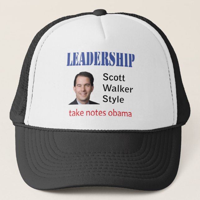 Boné Liderança: Estilo do caminhante de Scott (Frente)