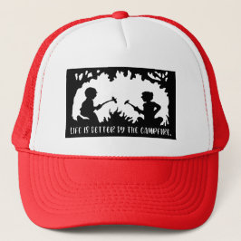 Boné Life Is Better By The Campfire