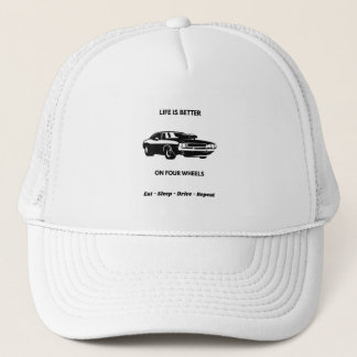 Boné Life Is Better On Four Wheels Cap