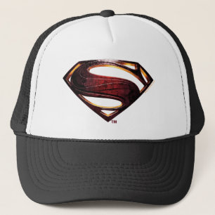 Boné Liga da Justiça  Símbolo metálico-superman