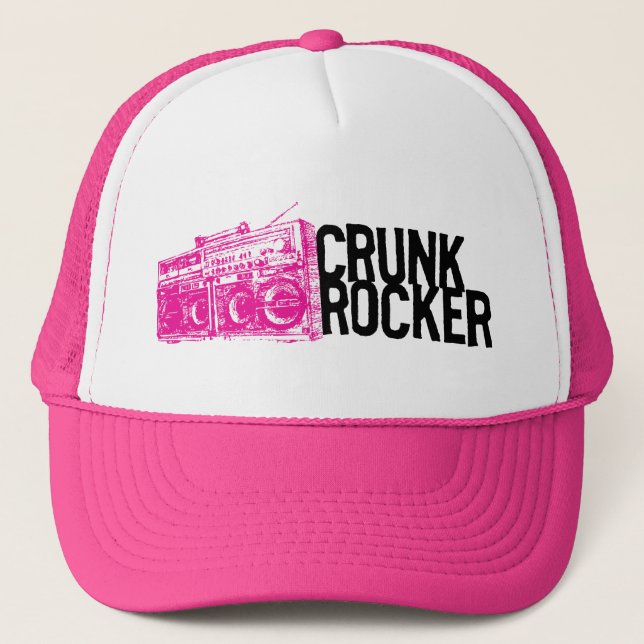 Boné Lil Jon "Crunk Rocker Boombox Pink" (Frente)