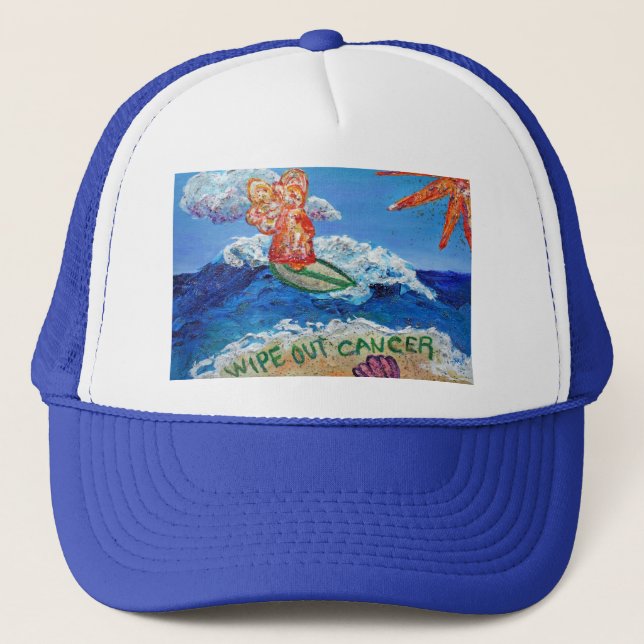 Boné Limpar Cancer Angel Hat (Frente)