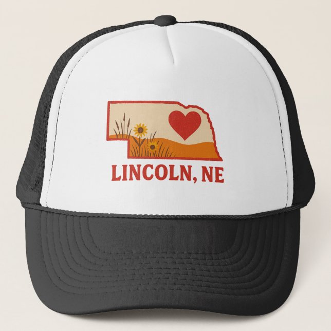 Boné Lincoln Nebraska Heartland | Retro Midwest (Frente)