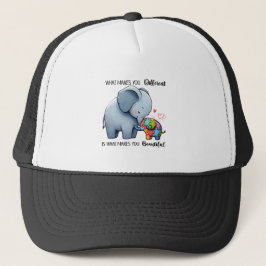 Boné "Lindamente Diferente - Chapéu de Elefante Autismo