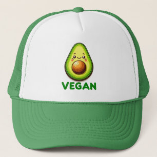 Boné Lindo Abacate Feliz Estilo de Vida Vegano