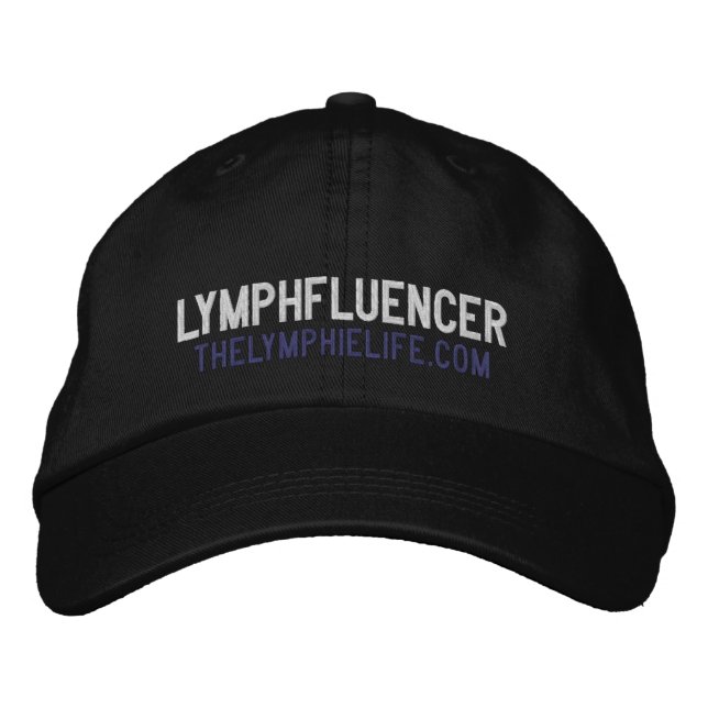 Boné "Linffluenciador" Bordado Hat (Preto) (Frente)