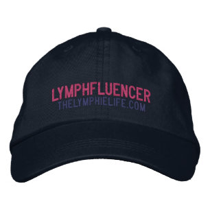 Boné "Linffluenciador" Bordado Hat (texto rosa)