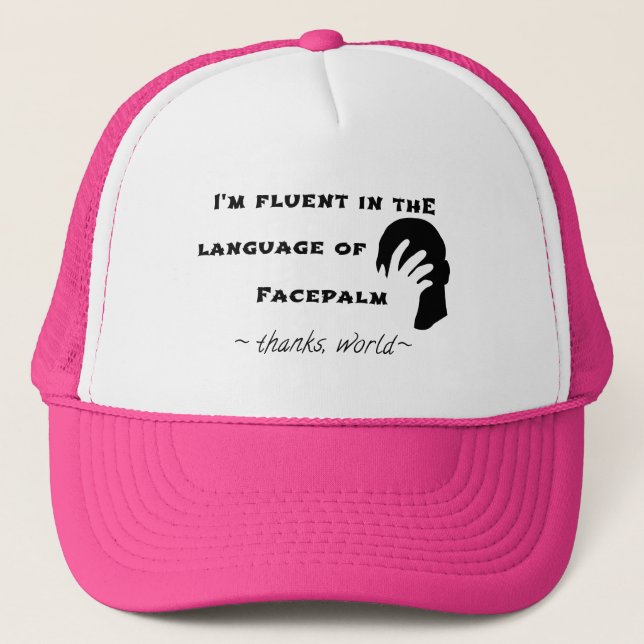 Boné Língua do Facepalm (Frente)