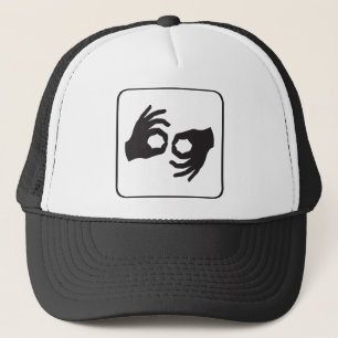 Boné Linguagem gestual