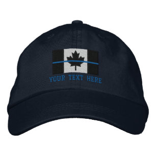 Boné Linha Azul fina Sinalizador canadense personalize-