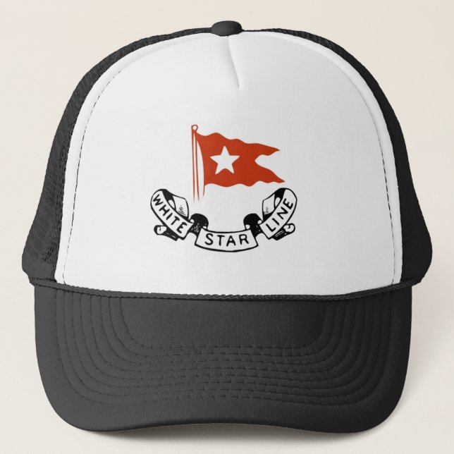Boné Linha branca logotipo da estrela (Frente)