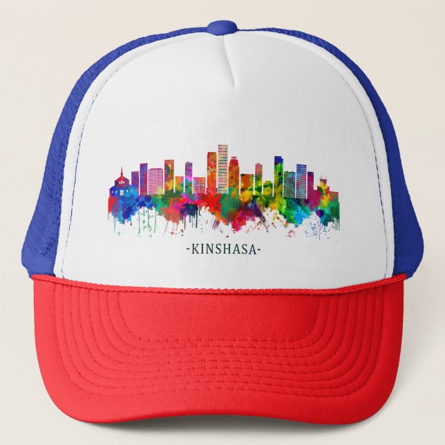 Boné Linha Skyline Kinshasa RD Congo (Frente)