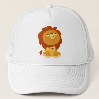 Boné Lion e chapéu de Pai de proteção para desenhos ani