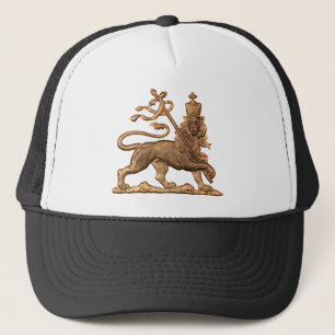 Boné Lion of Judah - Haile Selassie Trucker Cap -