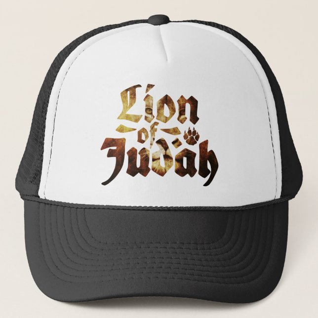 Boné Lion of Judah - Haile Selassie Trucker Cap - (Frente)
