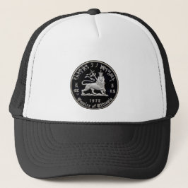 Boné Lion of Judah - Haile Selassie Trucker Cap -