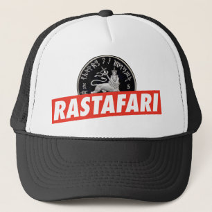 Boné Lion of Judah - Jah Rastafari reggae Trucker Cap -