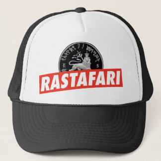 Boné Lion of Judah - Jah Rastafari reggae Trucker Cap -