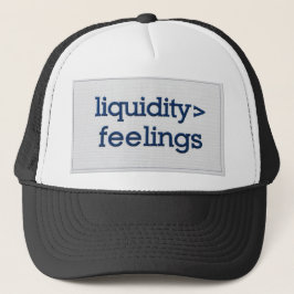 Boné Liquidity Over Feelings Minimalist Cap
