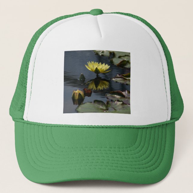 Boné Lírios de Água de Lotus Amarelo (Frente)