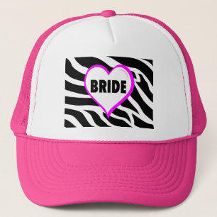 Boné Listras da zebra da noiva