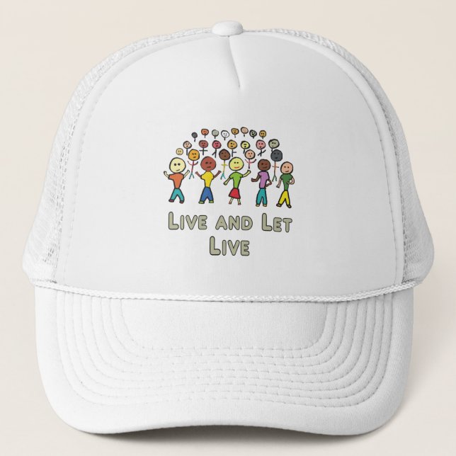 Boné Live and Let Live (Frente)