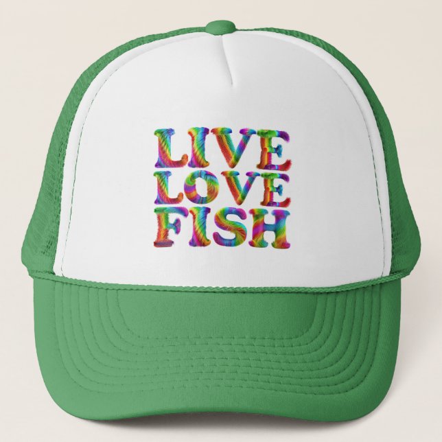 Boné Live Love Fish (Frente)