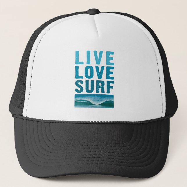 Boné live_love_surf (Frente)