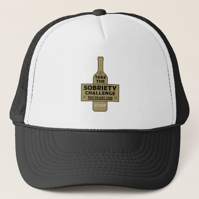 Boné Livre de Álcool e Sobrio (Frente)