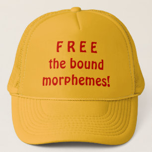 Boné Livre os morfemas encadernados!