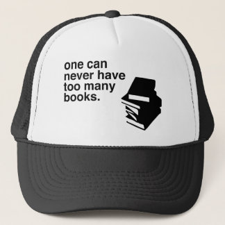Boné livros demais