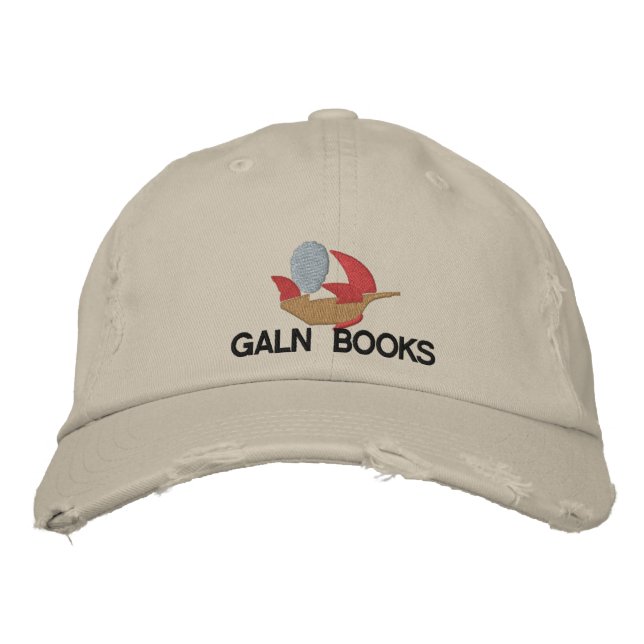 Boné Livros Galn Embrodados Hat (Frente)