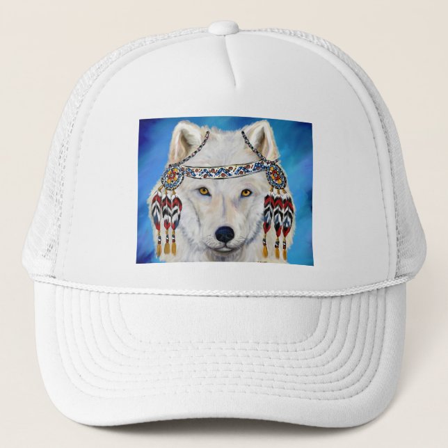 Boné Lobo Branco (Frente)