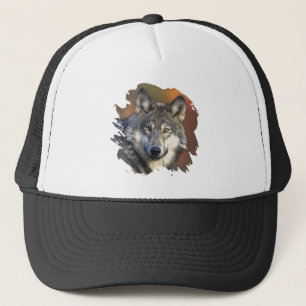 Boné Lobo cinzento